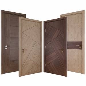 Portes intérieures modernes en bois massif, conformes aux normes européennes, ignifuges et insonorisées, pour villas et appartements - Product Image 3