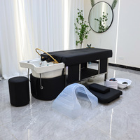 Tête de spa japonaise Tête de spa luxueuse Lavage des cheveux Salon de beauté Shampooing Chaise Tête de lit Spa équipement