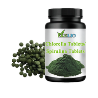 Extrait de chlorella vulgaris poudre de chlorella supplément à base de plantes comprimés de chlorella spiruline