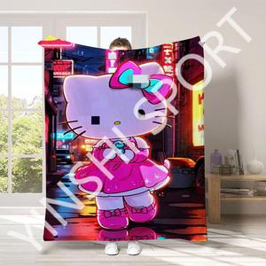 Manta de felpa suave y acogedora de alta calidad, regalos de San Valentín, manta personalizada con estampado 3D, lindo gato, ratón, oso, animales, manta de franela de lana - Product Image 6