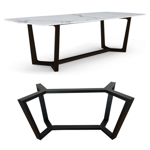 Patas de mesa de acero inoxidable de alta gama, <span class=keywords><strong>muebles</strong></span> de estilo conciso de Metal de hierro resistente para Hotel, restaurante, oficina, mesa de comedor - Product Image 1