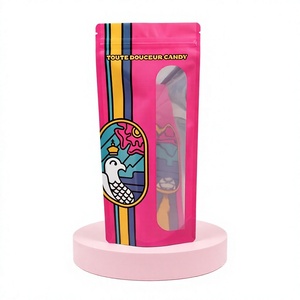 Bolsas con Cierre Hermético Impresas en Huecograbado de Grado Alimenticio, a Prueba de Humedad y Olores, de Papel de Aluminio Mylar, Personalizadas para Chicle y Gelatina - Product Image 1