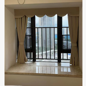 Tissu de rideau design enduit de luxe pour rideaux occultants de salon d'hôtel - Product Image 2