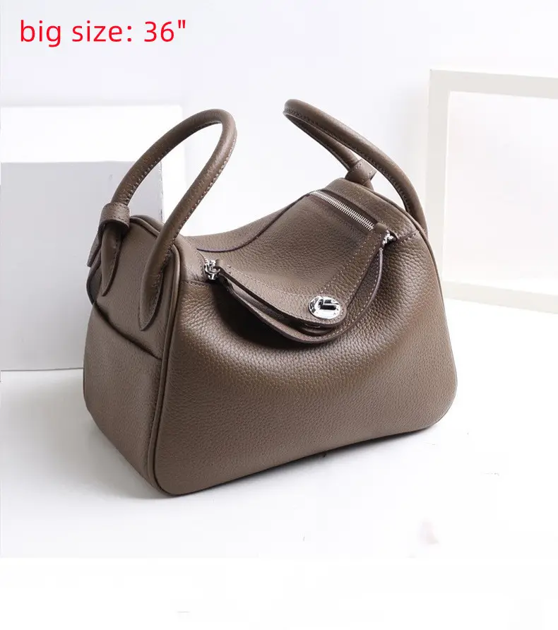 highly grade genuine cowhide leather lady designer one shoulder bag fashion luxury brand real leather handbag for women