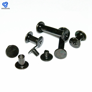 Anneaux d'extrémité de tuyau boulons pour crémaillère <span class=keywords><strong>taquet</strong></span> de verrouillage à tête fraisée écrou pop écrous M6 boulon et pinces à baril boulon à vis de liaison Chicago en titane - Product Image 1