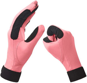 Gants d'équitation antidérapants de haute qualité, tendance, en cuir synthétique respirant, équipement équestre, gants d'équitation - Product Image 6