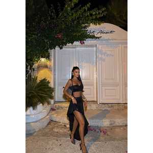 Ensemble de robe de soirée noire Alessia - Product Image 5