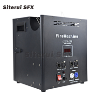 Projecteur de flamme de scène SITERUI DMX à 3 têtes en fer, machine à feu 3 voies, 200W, hauteur de flamme 3m pour scène et concert