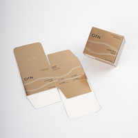 Maßgefertigte Flache Hautpflege-Verpackung Weiße Karton Quadratische Körpercreme Faltbare Kartonschachteln