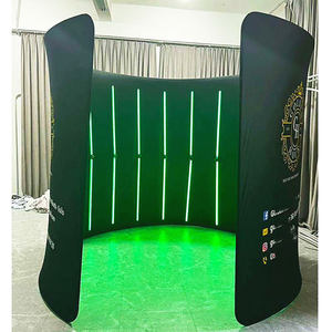 โต๊ะบูธภาพถ่าย360ฉากหลังรูปตัวยูให้เช่าเชิงพาณิชย์รับน้ำหนักได้8ฟุต/10ft 350กก. ทำจากอลูมิเนียมไม้รองรับการใช้งานร่วมกับกล้อง SLR - Product Image 5