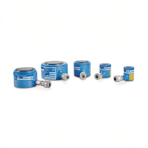 Cilindros Hidráulicos de Acción Simple Ttake, Línea Compacta, Cuerpo Azul, con Conexiones Rápidas para Uso Industrial - Product Image 2