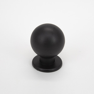 Circular Modern <b>Single</b>-Hole Plastic Drawer Handle for Kitchen Cabinets with Easy Installation - Product Image 2