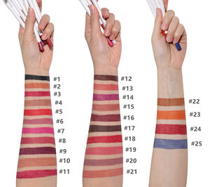 China Liplinerベンダーカスタムロゴ高級高顔料ビーガンリップライナーペンシル防水ヌードマットlipliners - Product Image 3