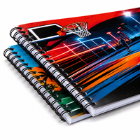 Cahier spirale A5 Philippines, 48 feuilles, 70 g/m², ligné, cahier scolaire, couverture personnalisée pour étudiants