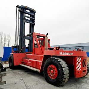 รถยกตู้คอนเทนเนอร์ Kalmar DRG450 มือสอง ขนาด 45 ตัน รุ่น Gloria Red450 พร้อมอุปกรณ์ Toplift Spreader สำหรับใช้งานในท่าเรือ - Product Image 1