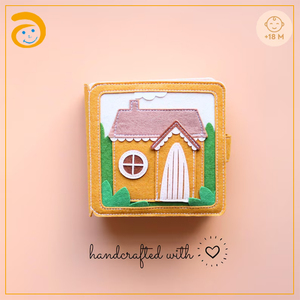 <span class=keywords><strong>Libro</strong></span> Sensorial de Fieltro Suave, <span class=keywords><strong>Libro</strong></span> de Actividades Inspirado en Montessori para el Desarrollo de la Motricidad Fina en Niños Pequeños - Product Image 1