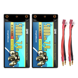 <span class=keywords><strong>Prix</strong></span> usine 7.4V <span class=keywords><strong>5000</strong></span> MAh 2S High C Rate 80C Lithium Lipo Batterie avec Deans T Connecteur pour RC Drone Car - Product Image 1