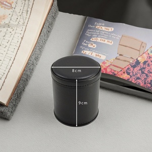 Leather Portable Daily Use Quiet Dice Shaker Cup Comfortable Touch Waterproof Shockproof 7 Inch for Family Party Casino Games - Product Image 6