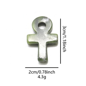 Colgante de Cruz Anka de Cristal Natural, Símbolo de la Vida para Decoración del Hogar, Fabricación de Joyería Espiritual, Protección Energética de Chakras, Regalo al por Mayor - Product Image 2