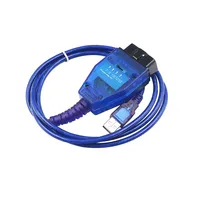Meilleur câble de diagnostic OBD2 pour voiture avec puce FTDI FT232RL FT232RQ pour VAG pour Fiat KKL Interface USB Outil de diagnostic ECU de voiture avec commutateur 4 voies