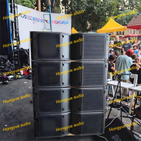 Enceintes professionnelles à double ligne acoustique de 10 pouces, 2 voies, pour événements en plein air, système de sonorisation professionnel à ligne acoustique