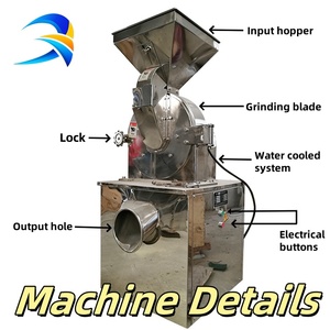 Mini Molino de azúcar eléctrico Mini pulverizador eléctrico de especias bomba de máquina de molienda de sal para planta de procesamiento de producción sal azúcar - Product Image 2