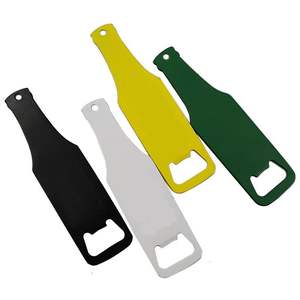 سلسلة مفاتيح فتاحة زجاجات بيرة من الألومنيوم على شكل زجاجة هدية ترويجية للبيع بالجملة من المصنع - Product Image 1