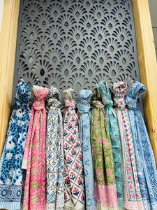 Nuevo Conjunto de 6 Sarongs Indios Hechos a Mano 100% Algodón, Pañuelo Boho, Ropa de Playa Floral, Secado Rápido, Transpirable, Talla Grande - Product Image 2