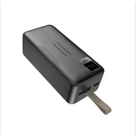 Batterie externe sans fil à charge rapide 22,5 W de haute qualité avec affichage LED, option de logo personnalisé, double ports USB Type-C, portable pour téléphone
