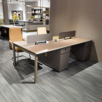 Ensemble de table de bureau de luxe ordinateur de direction personnel modulaire cabine de bureau poste de travail bureau