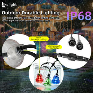 Éclairage LED RVB adressable OEM ODM DC24V IP67 SMD5050 18PCS avec contrôle DMX512 pour parcs d'attractions et éclairage de carnaval - Product Image 3