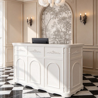 Comptoir de réception pour bureau, hôtel, service client, espace de réception, présentoir de magasin, mobilier d'hôtel, comptoir d'accueil