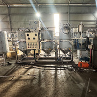 Chaîne de production modulaire de raffinerie d'huile de soja MY 1tpd, mini-machine complète de raffinage d'huile de tournesol