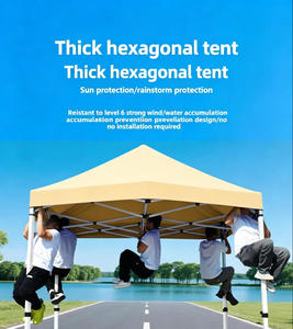 Custom Heavy Duty 10x20 Aluminum Folding <b>Canopy</b> Tent with Logo Pop-up Indoor Print Tent UV Resistant Waterproof - Product Image 5
