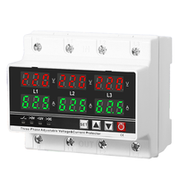 Commutateur de transfert automatique double alimentation ATS 5 affichages 63A80A100A Stabilisateurs de protection contre les surtensions pour courant alternatif