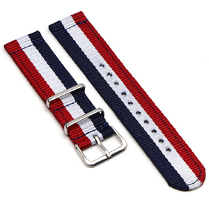 Bracelet en nylon 18 20 22 24mm pour <span class=keywords><strong>Samsung</strong></span> Galaxy Watch Active 2 40 44mm Montre 42mm <span class=keywords><strong>Gear</strong></span> S3 Bracelet de montre à dégagement rapide Bracelet de <span class=keywords><strong>sport</strong></span> - Product Image 5