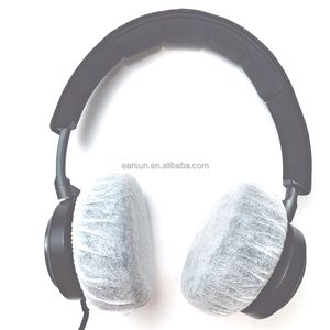 Livraison rapide, protège-écouteurs jetables en tissu non tissé de 7 cm, colorés, protecteurs, protège-écouteurs hygiéniques - Product Image 3