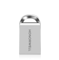 Mini Memoria USB Metálica 2.0 de 1GB, 4GB, 16GB, 32GB, 64GB, Unidad Flash USB 3.0, con Grabado Láser Gratuito