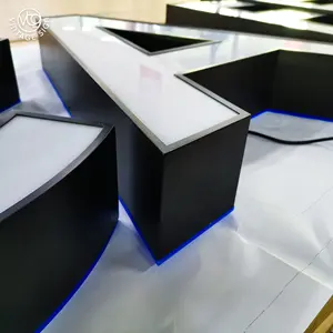 Laser Channel Making Signs Gewerbe gebäude für ein Gebäude Metall Innen zeichen Buchstaben Acryl 3d Brief