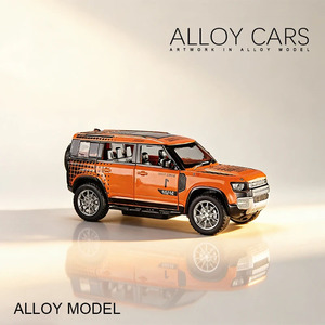 Modèle <span class=keywords><strong>de</strong></span> <span class=keywords><strong>voiture</strong></span> jouet Defender modifiée à l'échelle 1:22 avec son et lumière, fonction <span class=keywords><strong>de</strong></span> recul, musique et <span class=keywords><strong>figurine</strong></span> <span class=keywords><strong>de</strong></span> <span class=keywords><strong>collection</strong></span> - Product Image 2