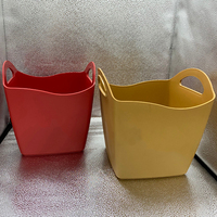 Seau à glace carré en plastique multicolore pour boissons – Vente en gros