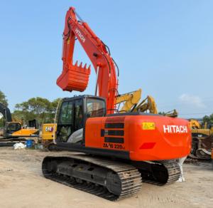 Excavadora de cadenas usada original de 22 toneladas Hitachi ZX220-5G de Japón de segunda mano con motor ISUZU en venta - Product Image 5