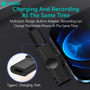 Microphone sans fil COTECi, type collier, microphone radio, diffusion en direct, <span class=keywords><strong>enregistrement</strong></span>, téléphone portable, vidéo, <span class=keywords><strong>oral</strong></span> - Product Image 5