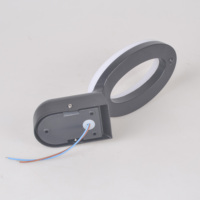 Lampe murale extérieure LED, IP65 étanche, en aluminium noir, garantie 3 ans, luminaire mural extérieur moderne
