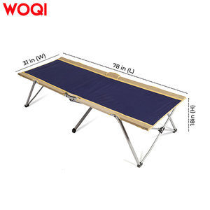 เปลเด็กพกพา WOQI สำหรับเดินทางกลางแจ้ง พร้อมเตียงพับได้สำหรับตั้งแคมป์ ผ้าคลุมถอดออกได้ ดีไซน์ทันสมัย ผลิตจากผ้า Oxford - Product Image 3