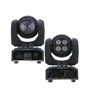 LED Double Face moving head light Beam 60W RGBW 4in1 MINI Strobe Effect Professional disco stage light Auto Master-Slave