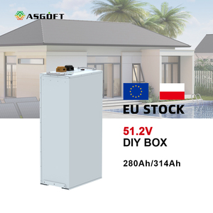 กล่อง DIY 51.2V 280Ah 314Ah กล่องพลังงาน LiFePO4 กล่องแบตเตอรี่สำรองพลังงานแสงอาทิตย์สำหรับบ้าน กล่องแบตเตอรี่ลิเธียม เหมาะสำหรับ JK Pace Jiabaida BMS - Product Image 1