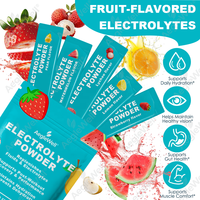 AegleWell OEM – Sachets de poudre d'électrolytes pour l'hydratation et la récupération post-entraînement, sans sucre, 30 bâtonnets