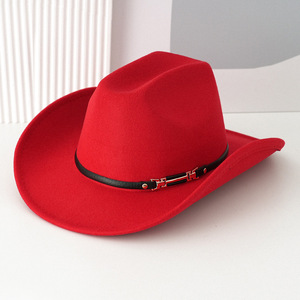 <span class=keywords><strong>Sombrero</strong></span> Vaquero Occidental a Rayas Lisas para <span class=keywords><strong>Mujer</strong></span>, de Moda 2026, con Cinturón de Poliéster Personalizado, Remaches Metálicos y Hebilla Cuadrada, Ideal para Viajes - Product Image 6