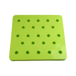Bol pour animaux de compagnie en silicone anti-glouton avec motif floral pour une alimentation lente - Product Image 4